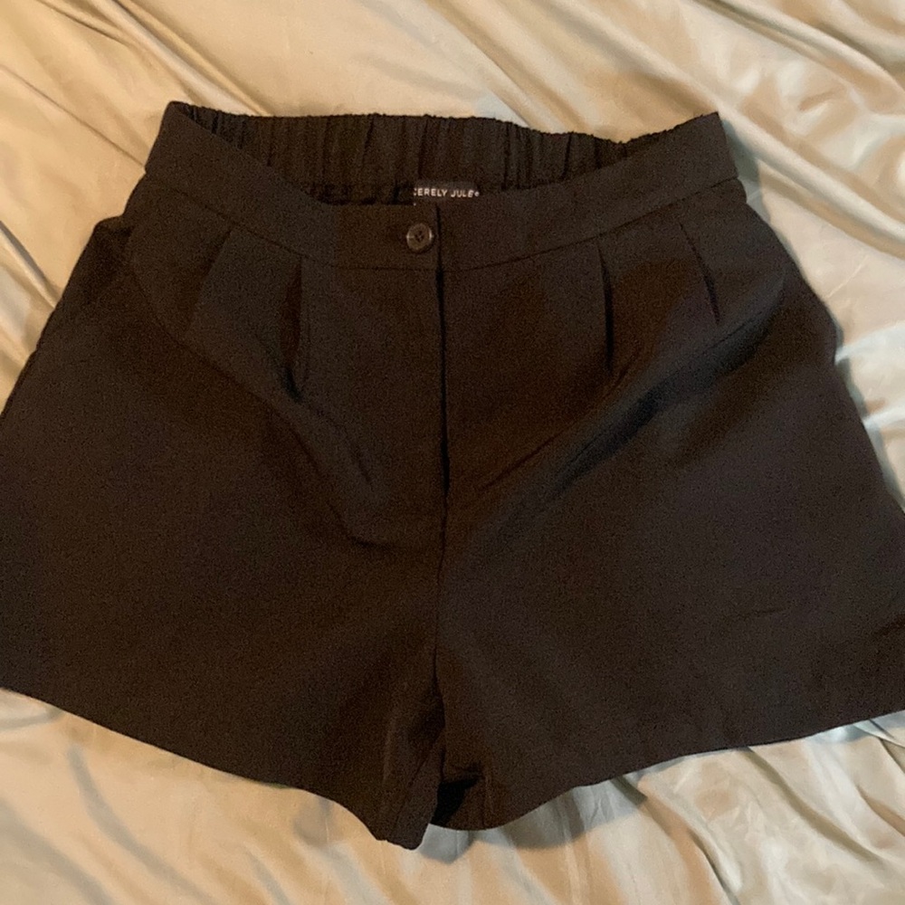 Medium, Black high waisted shorts! Never worn